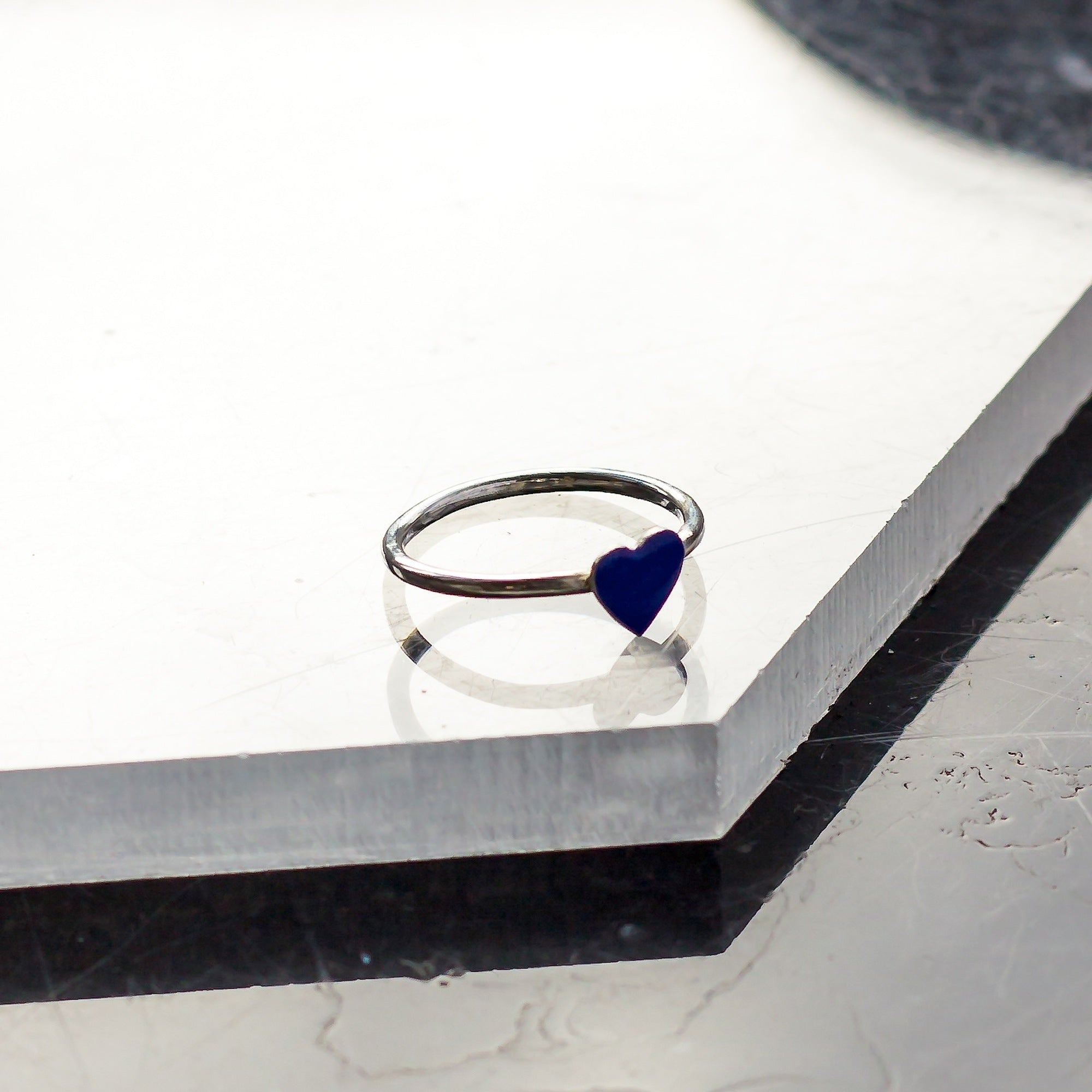 Azure Love - Stacking Ring