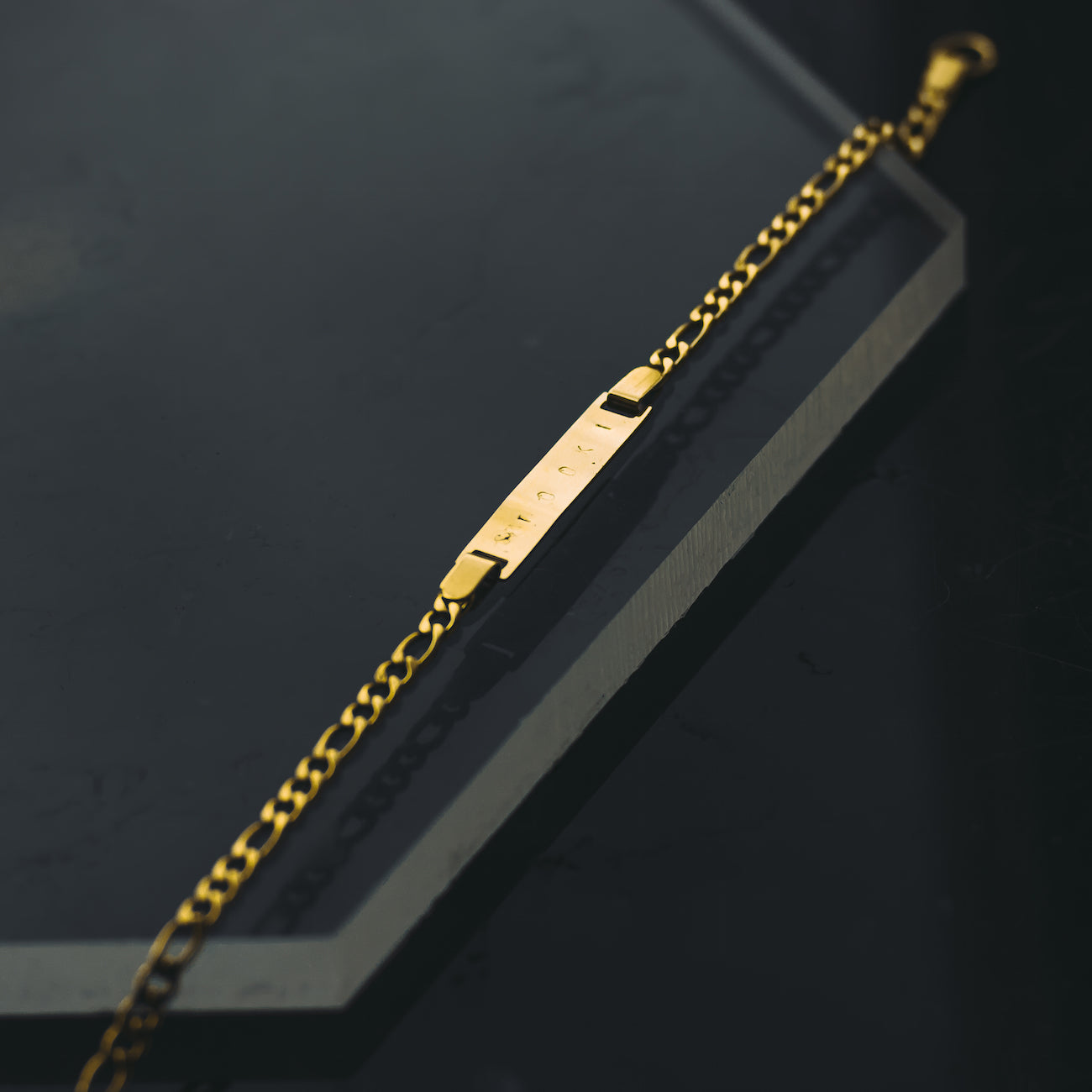 Ident Personalisation Bracelet - Gold