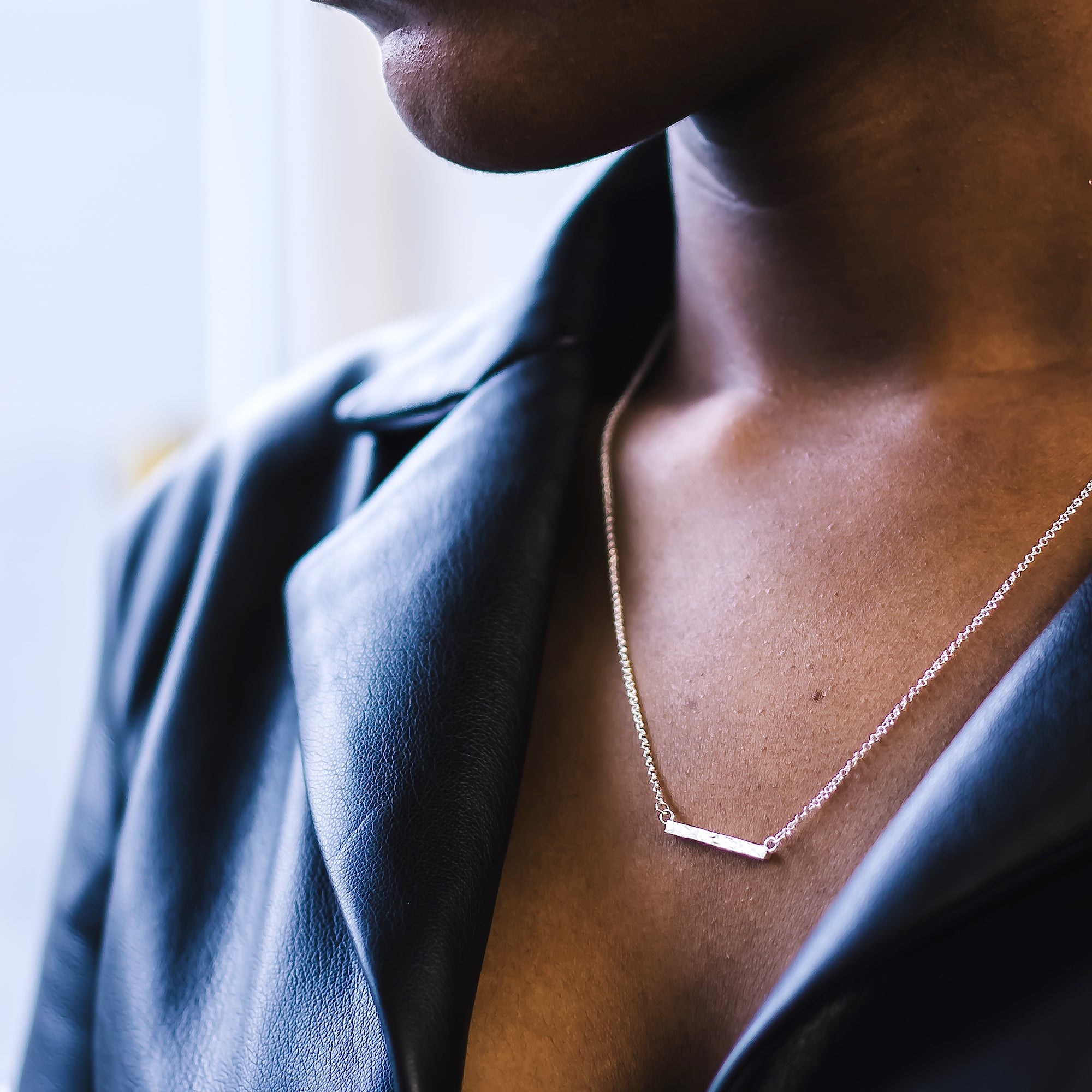 Hammered Beam - Horizontal Pendant