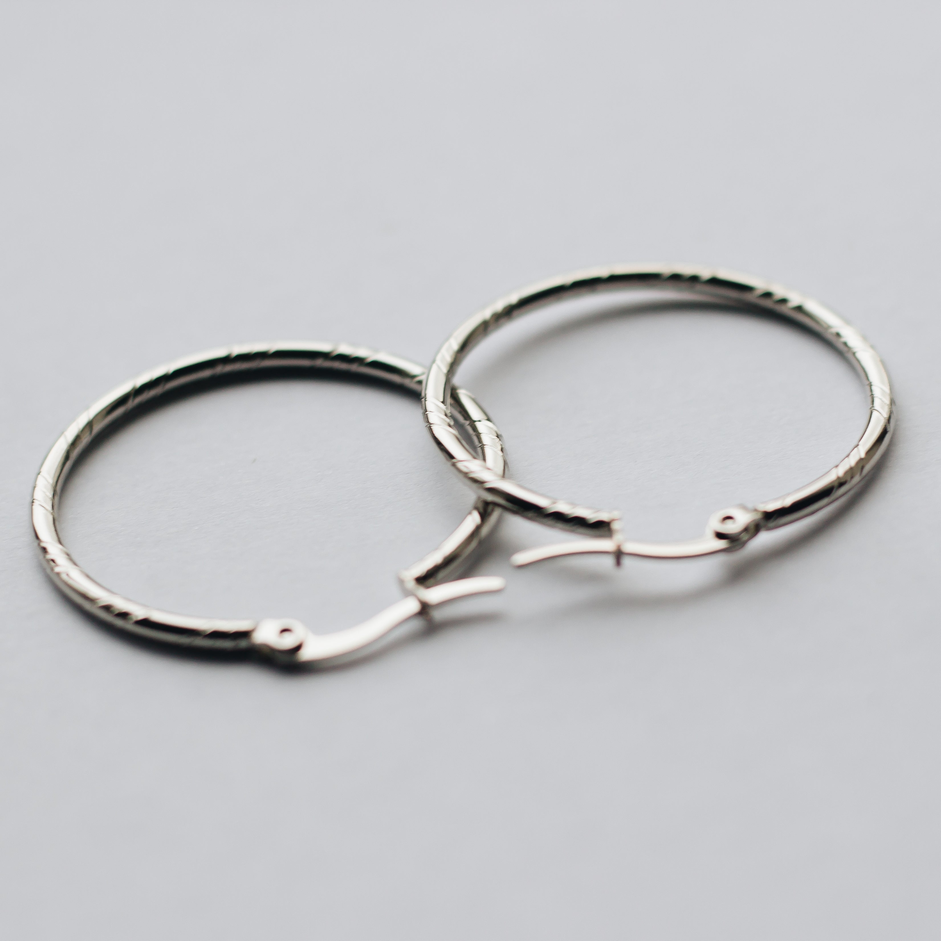 SOLAR Hoops & METEOR Stud Earrings Set