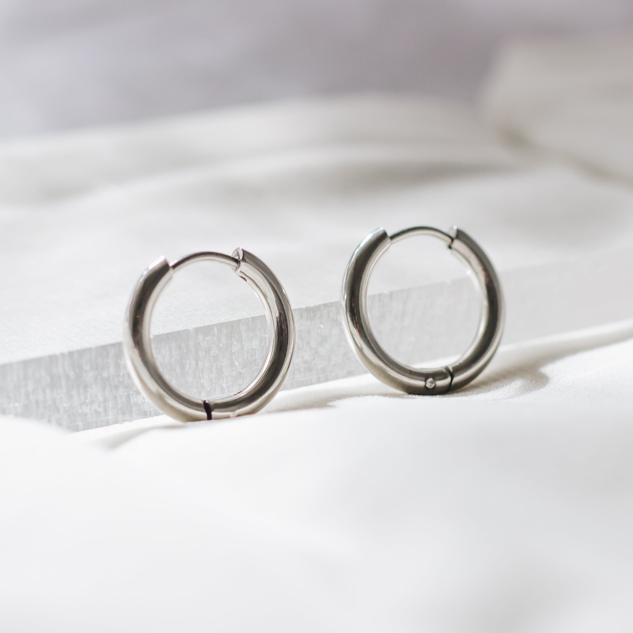 Orbit 2 Earrings - Silver