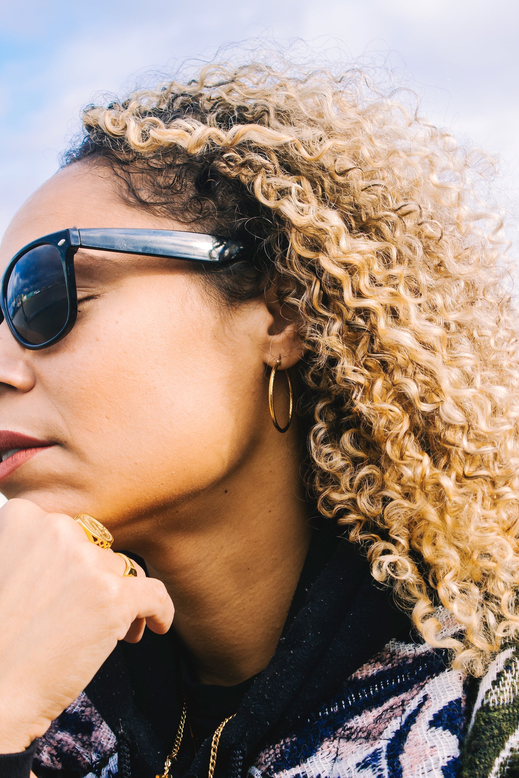 SOLAR Hoops & METEOR Stud Earrings Set