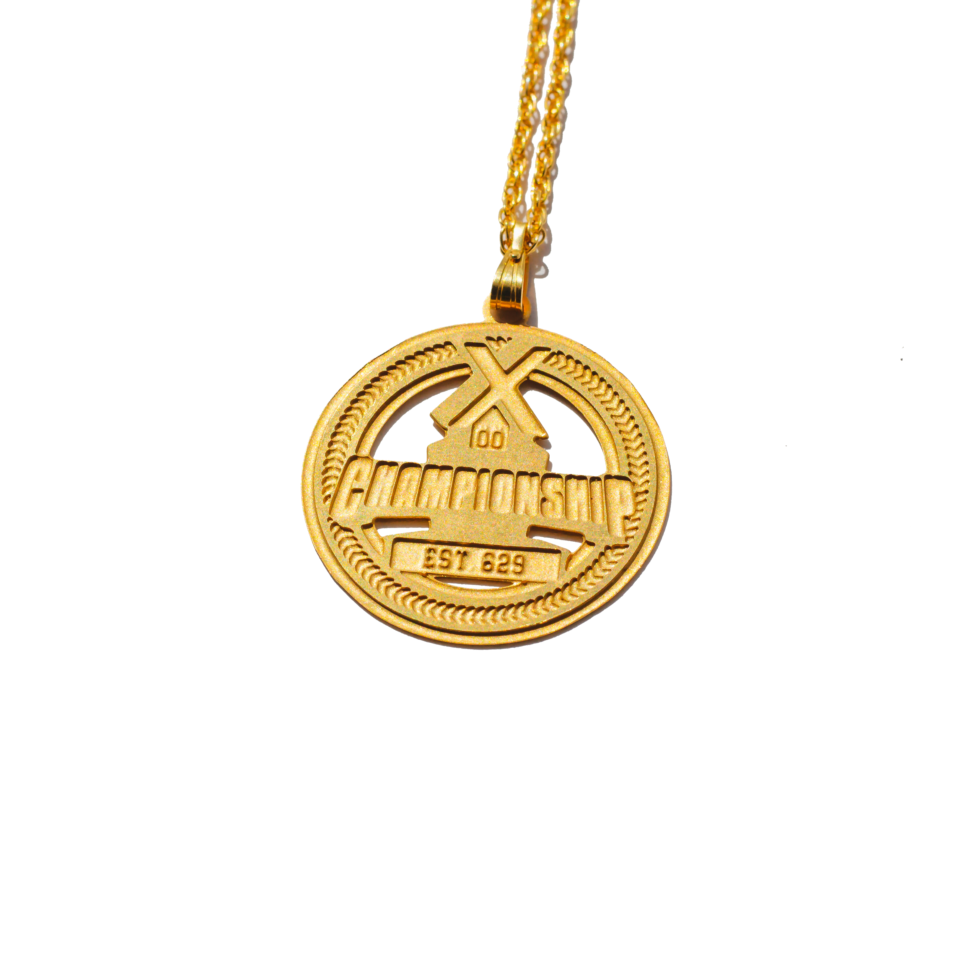 CHAMPIONSHIP Medallion Necklace - Gold