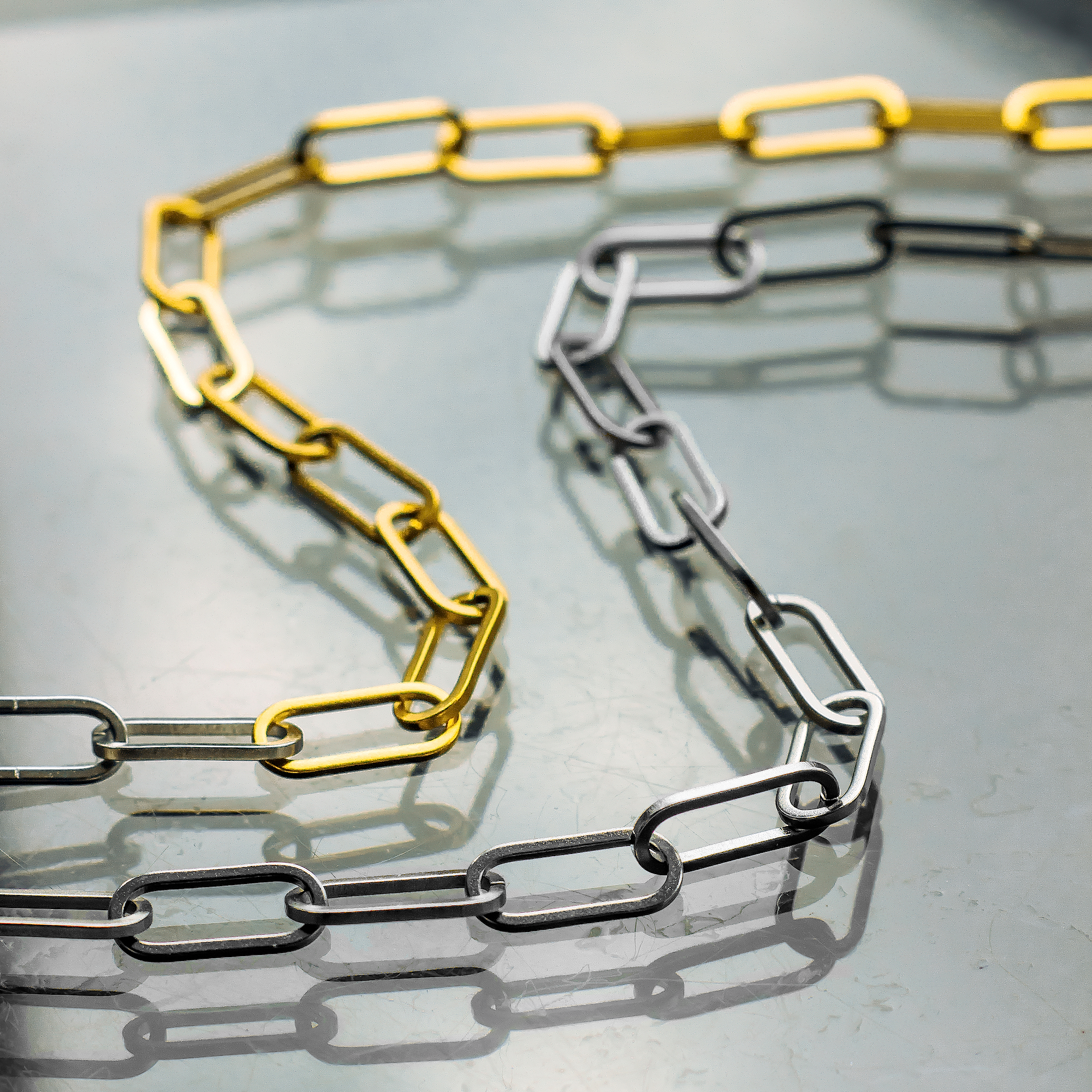 INTERCONNECTION Necklace - Gold / Silver