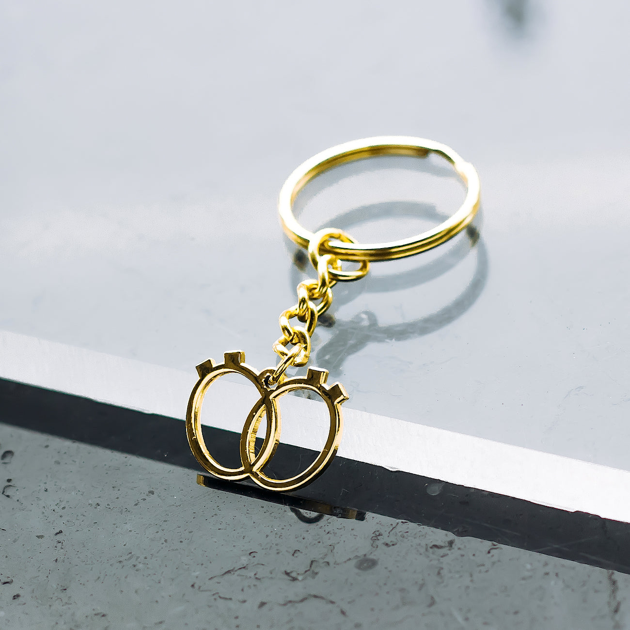 Infinite Key Ring - Gold