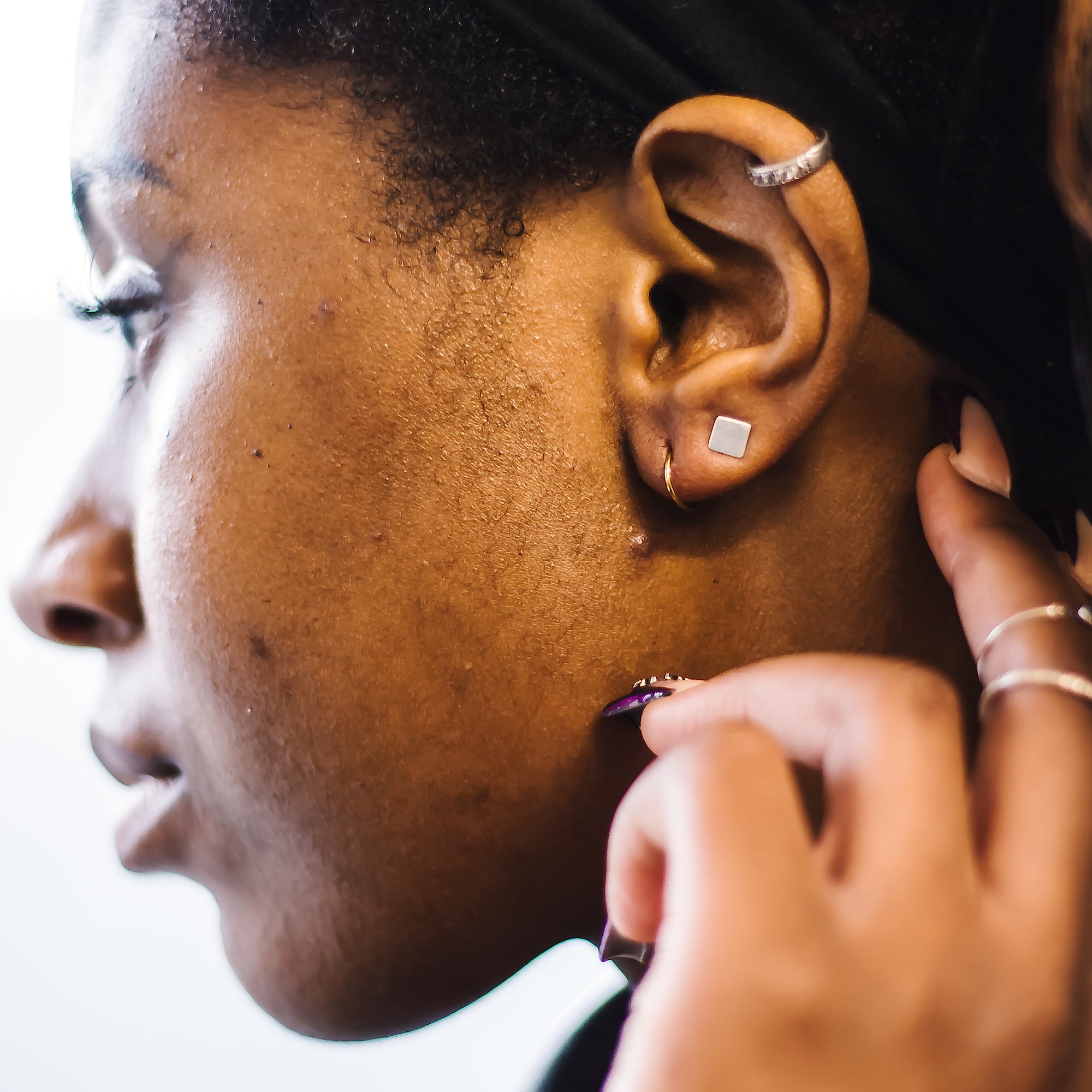 Quadrate Square - Stud Earrings