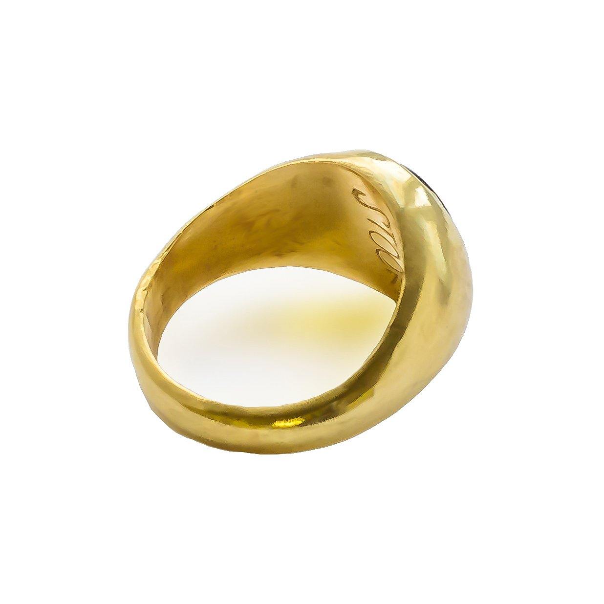 QUOISE Hand-Crafted Sovereign Ring - Gold - Stööki