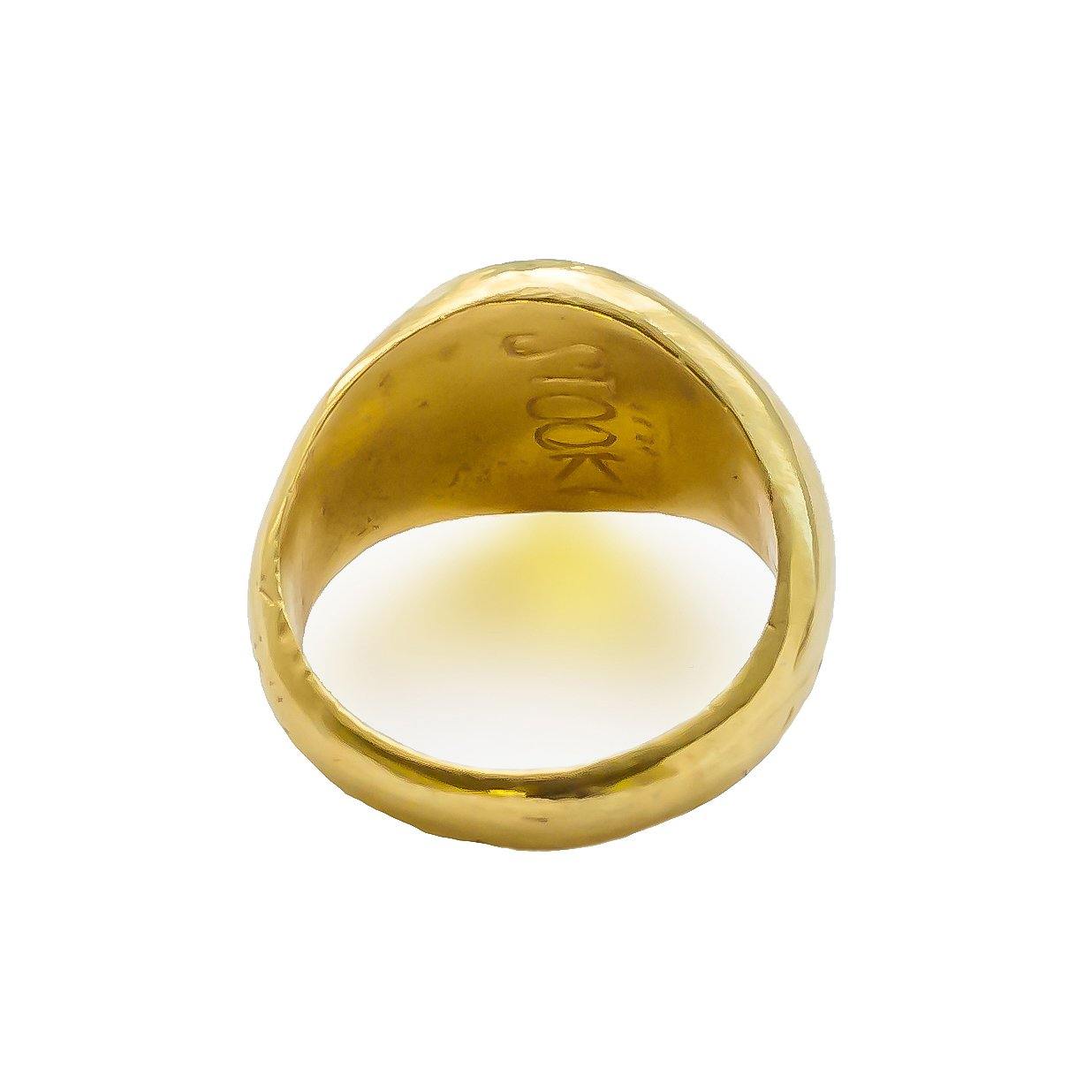 QUOISE Hand-Crafted Sovereign Ring - Gold - Stööki