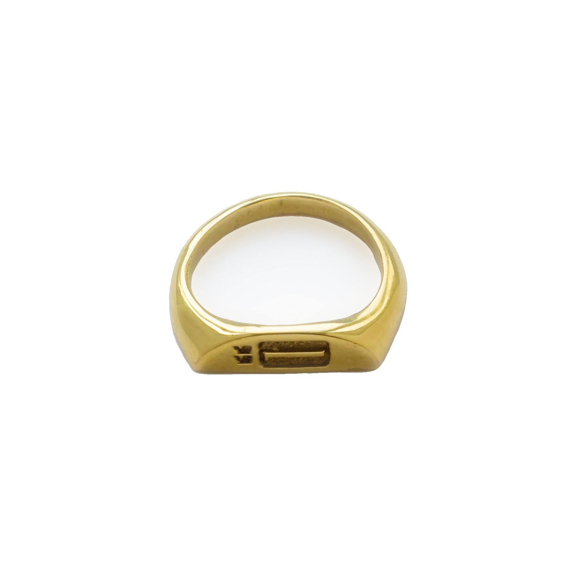 UNITY Signet Ring (Right Side) - Gold - Stööki