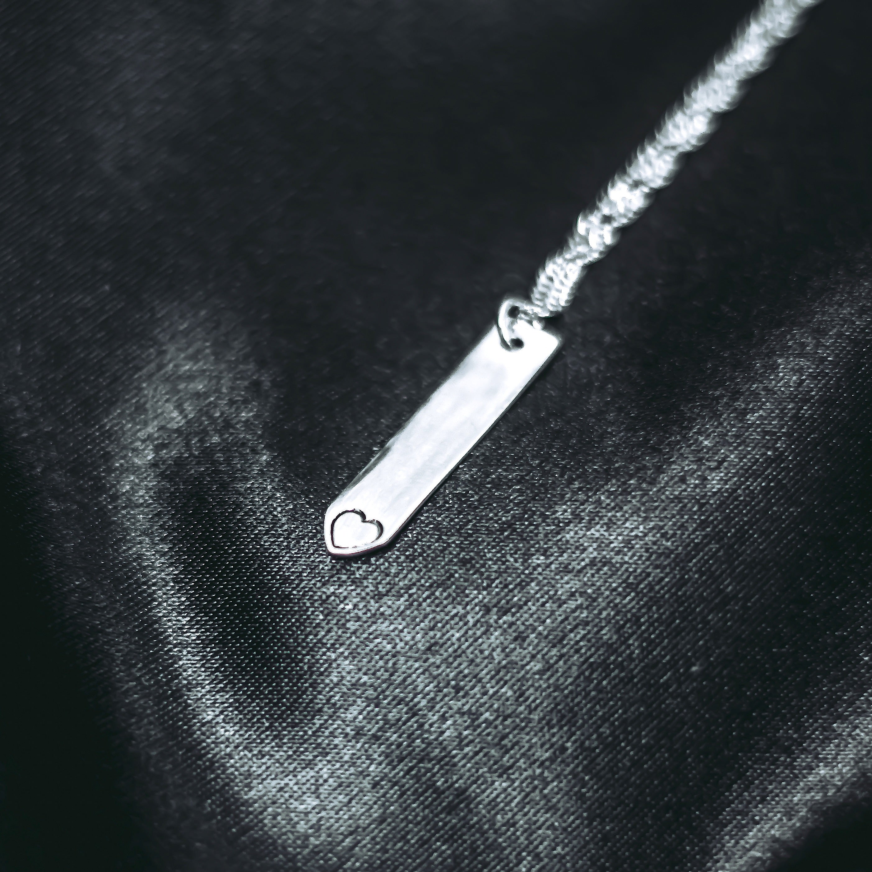 Cupid's Pendant Necklace - Silver