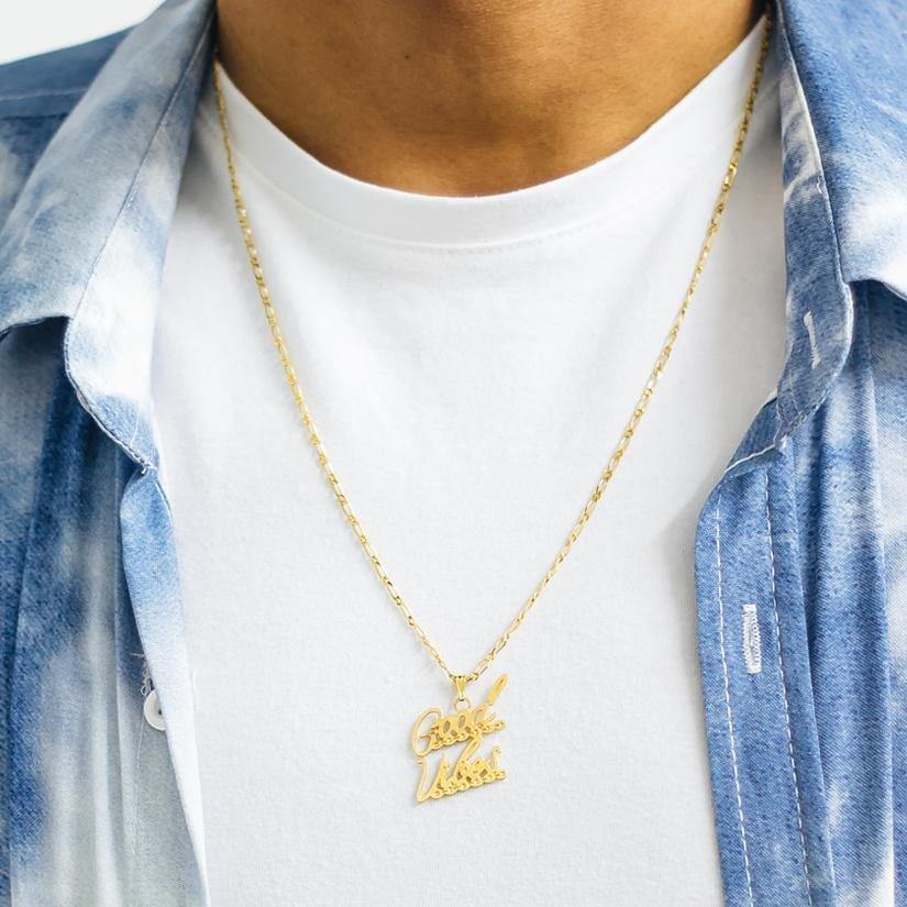 GÖÖD VIBES Charm - Gold - Stööki