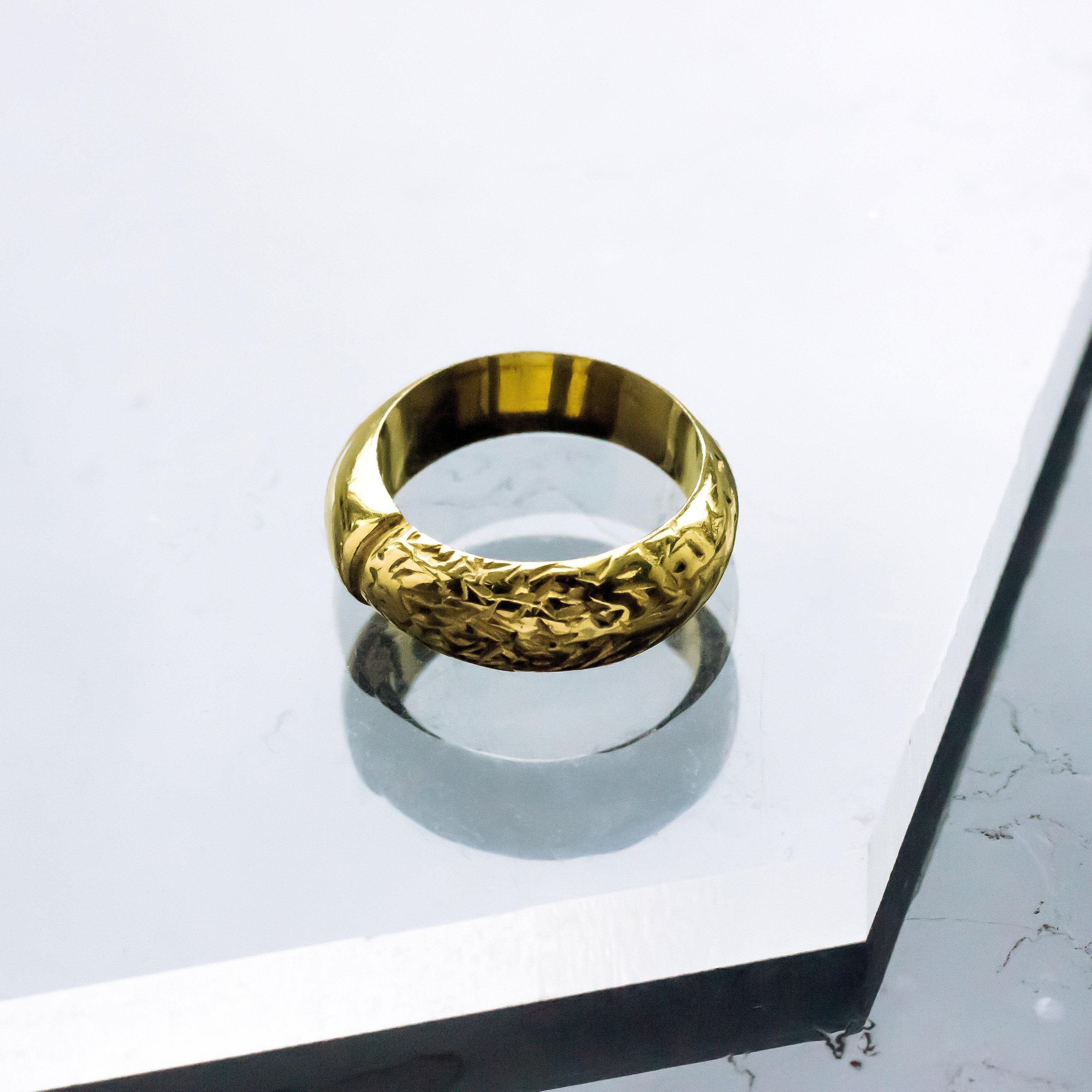 GRADIENT RING - GOLD - Stööki