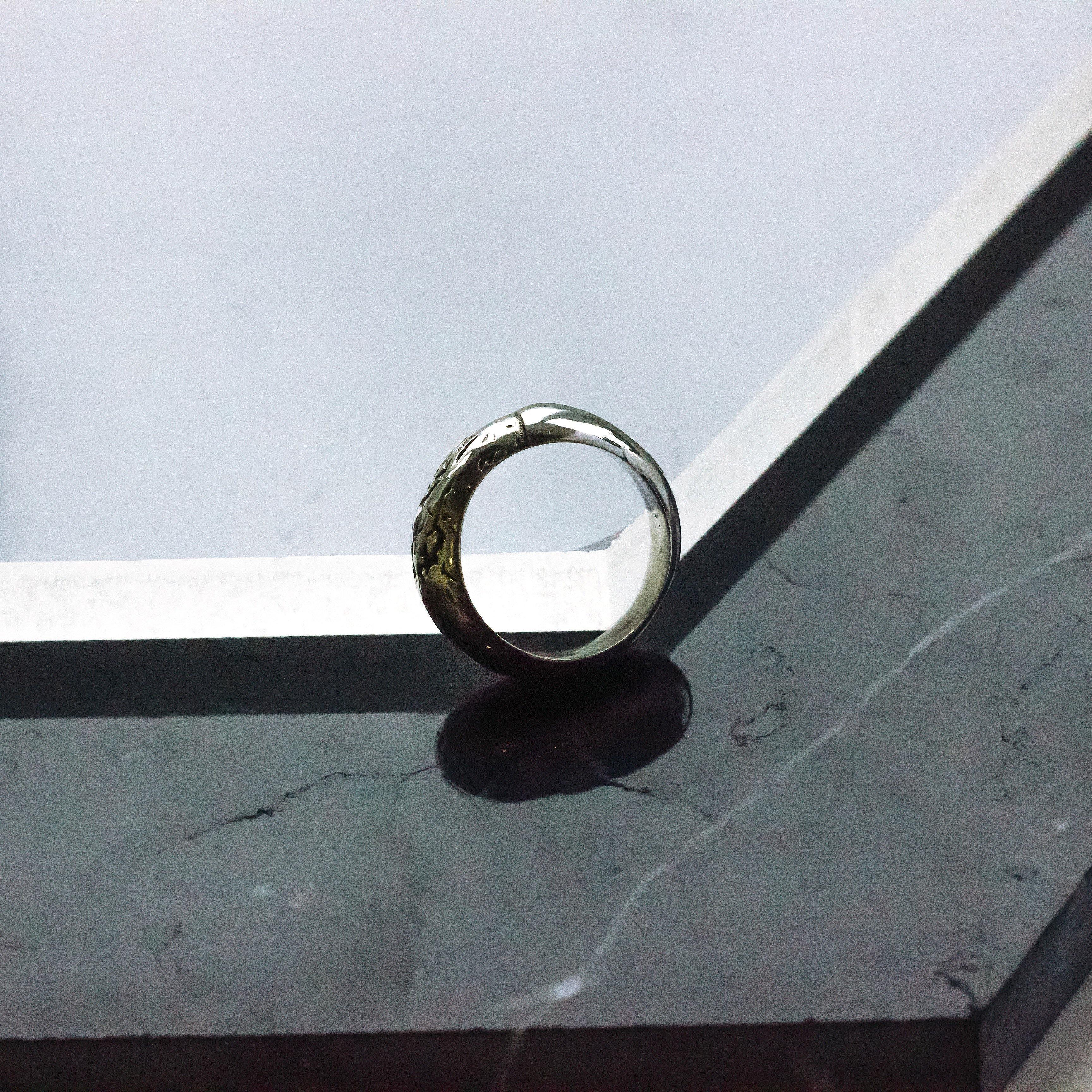 GRADIENT RING - SILVER - Stööki