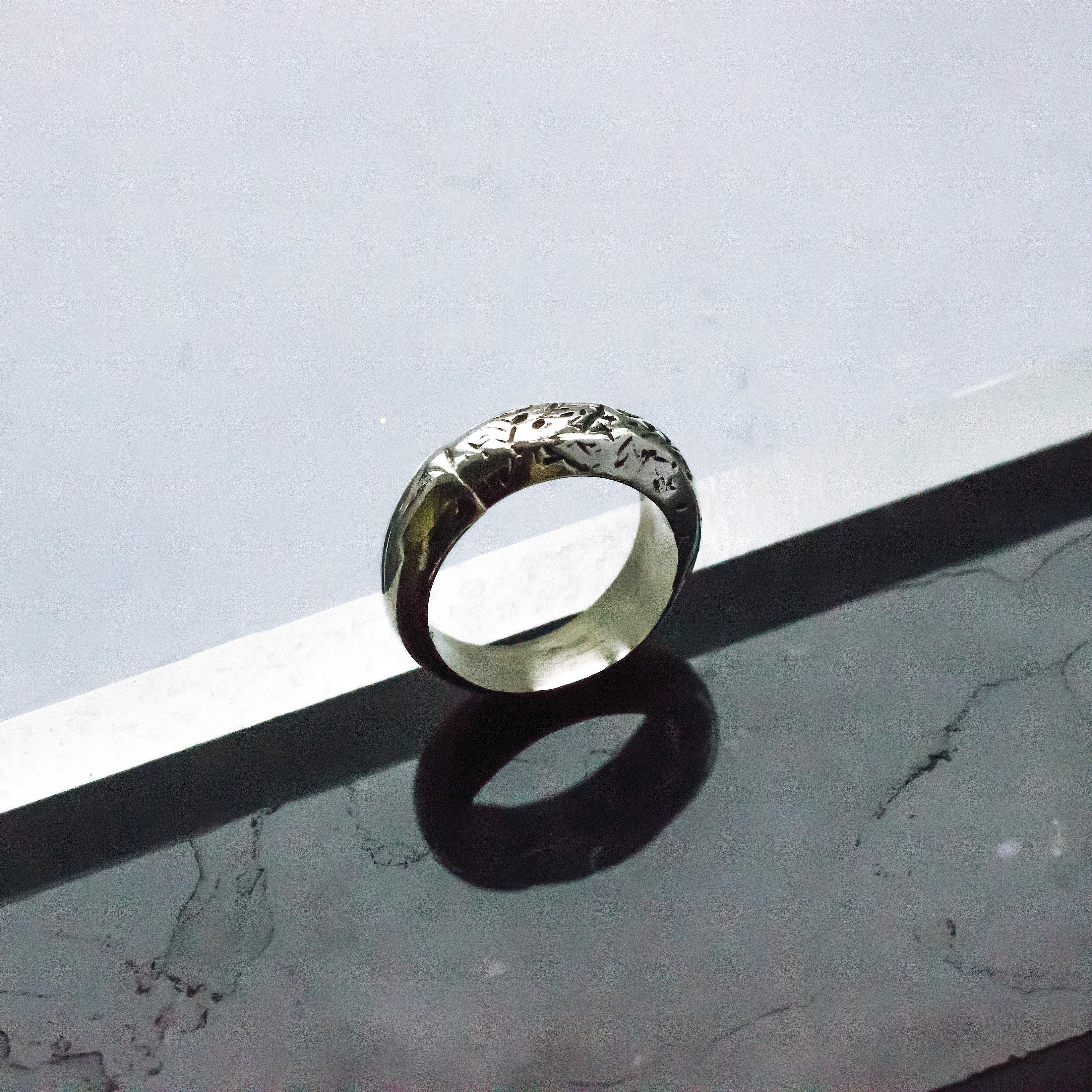 GRADIENT RING - SILVER - Stööki