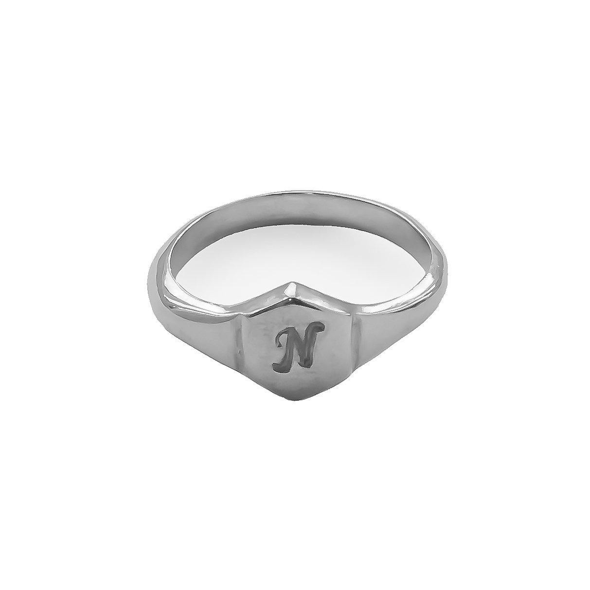 INITIAL Ring - Silver - Stööki