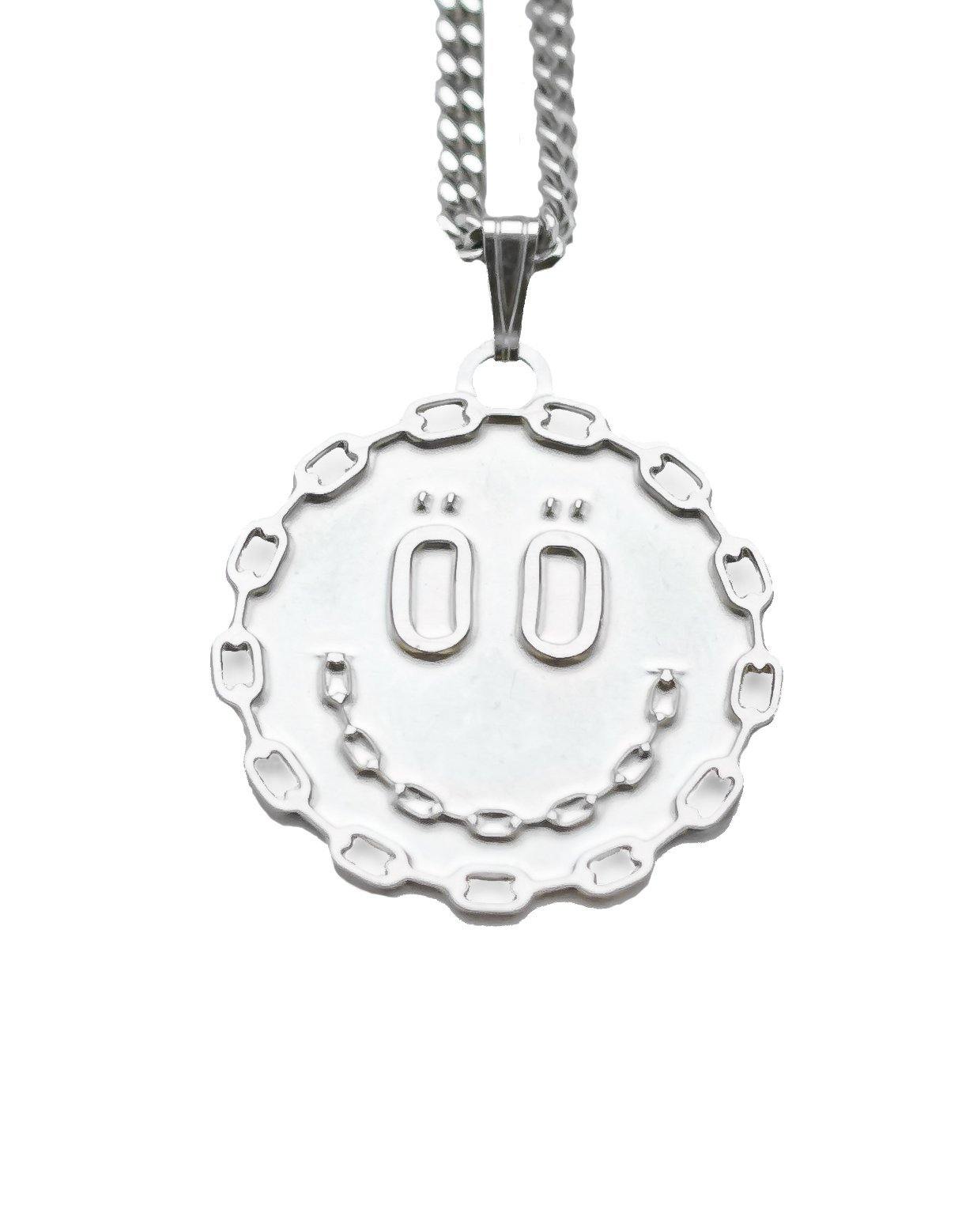 SMILE TODAY Medallion - Silver - Stööki - jewellery necklaces jewellers silver jewelryaddict goldplated jewelrygram accessories sterlingliver gold rings necklace chains necklaces pendants bling handcrafted