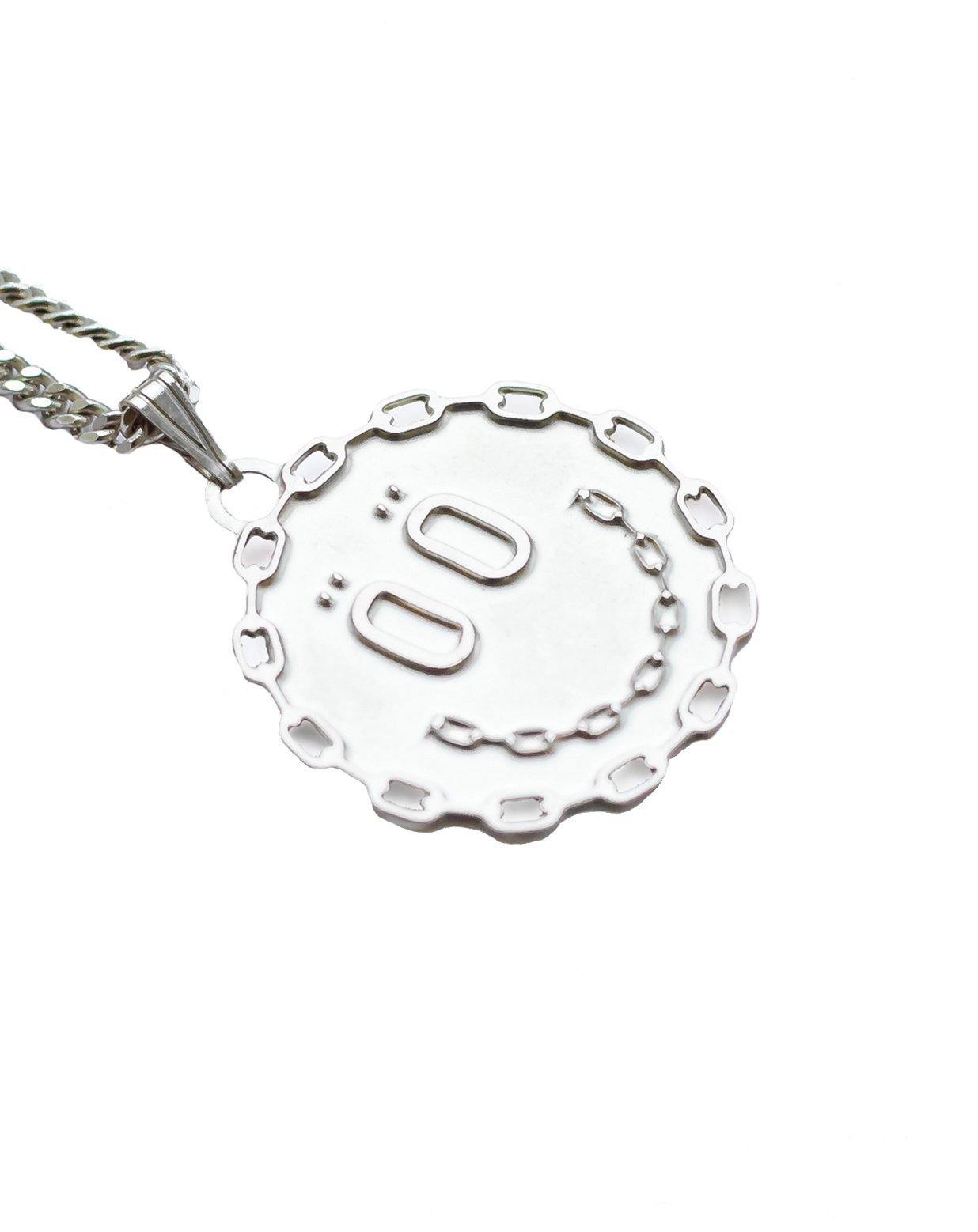 SMILE TODAY Medallion - Silver - Stööki - jewellery necklaces jewellers silver jewelryaddict goldplated jewelrygram accessories sterlingliver gold rings necklace chains necklaces pendants bling handcrafted