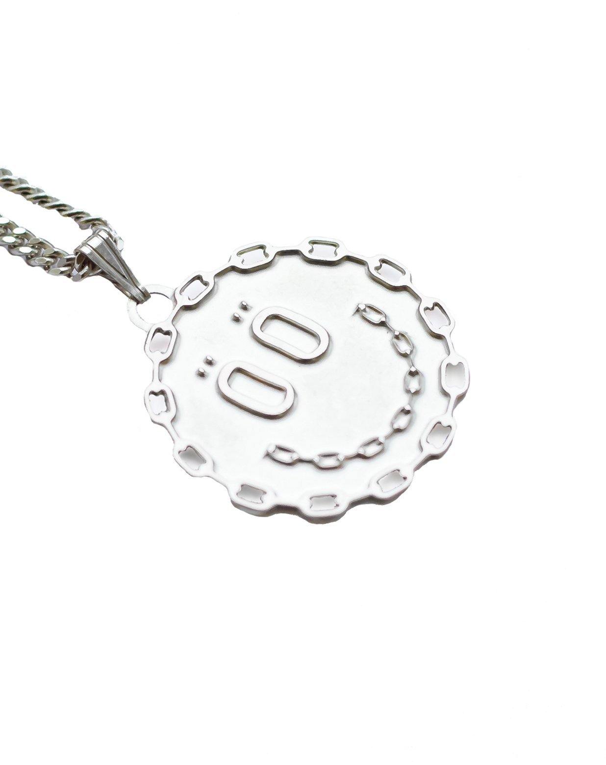 SMILE TODAY Medallion - Silver - Stööki - jewellery necklaces jewellers silver jewelryaddict goldplated jewelrygram accessories sterlingliver gold rings necklace chains necklaces pendants bling handcrafted