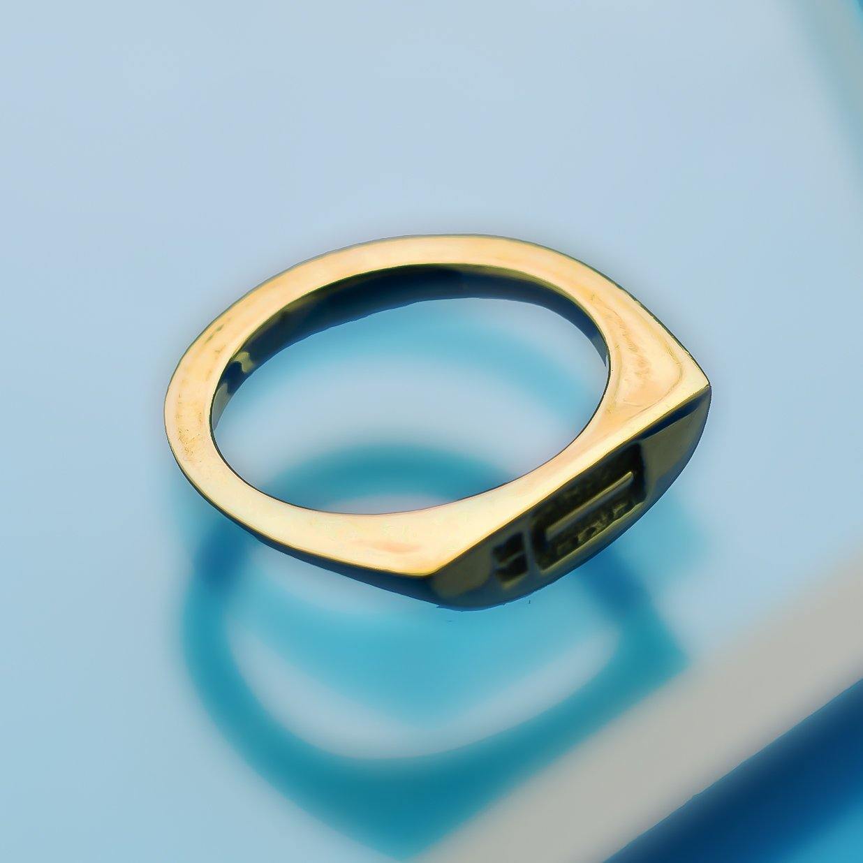 UNITY Signet Ring (Left Side) - Gold - Stööki