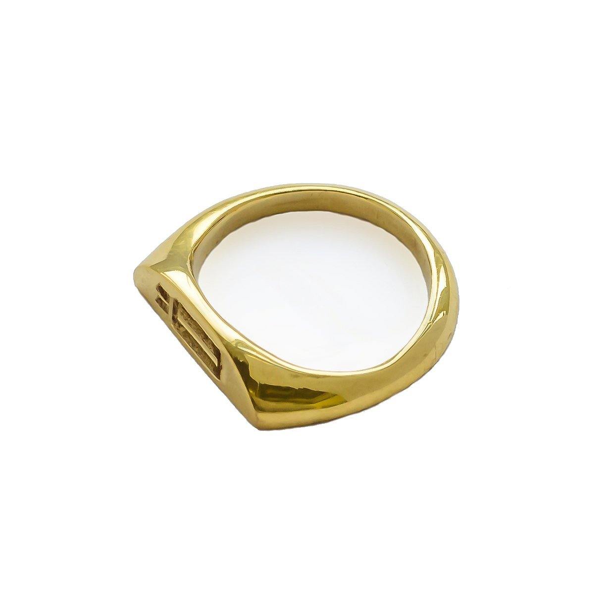 UNITY Signet Ring (Left Side) - Gold - Stööki