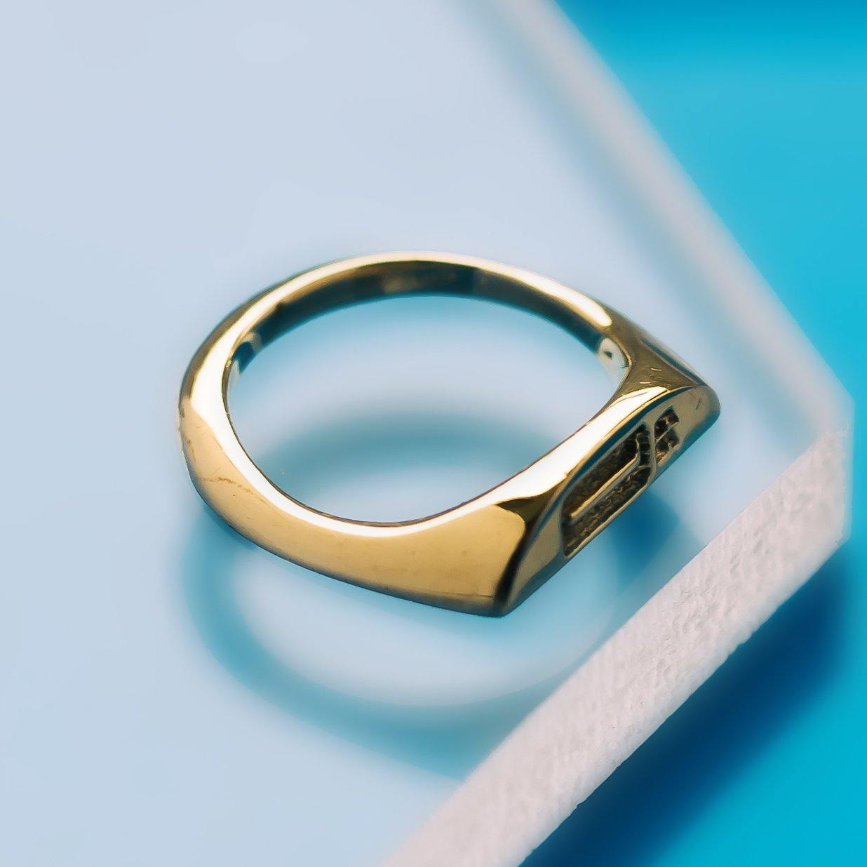 UNITY Signet Ring (Left Side) - Gold - Stööki
