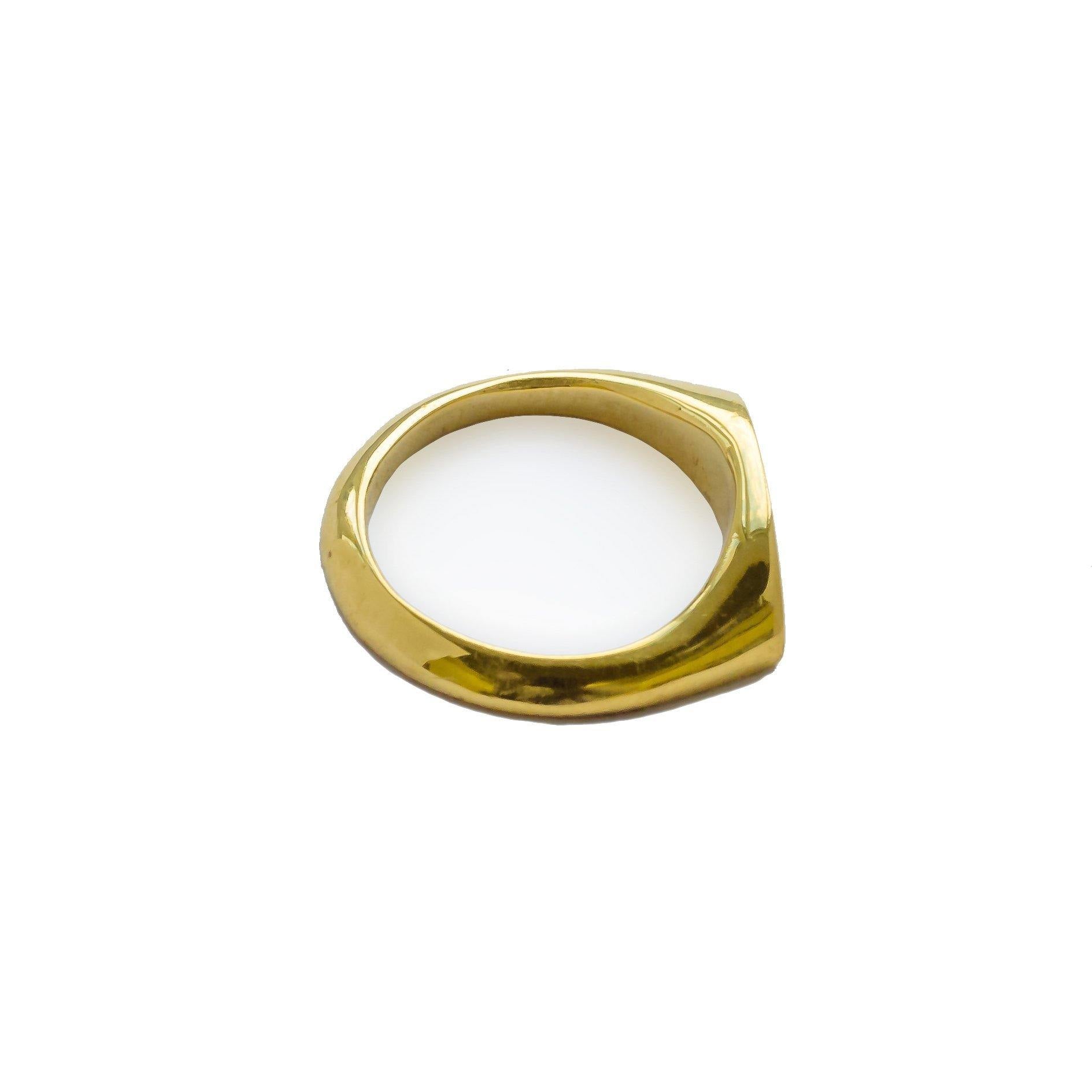 UNITY Signet Ring (Right Side) - Gold - Stööki