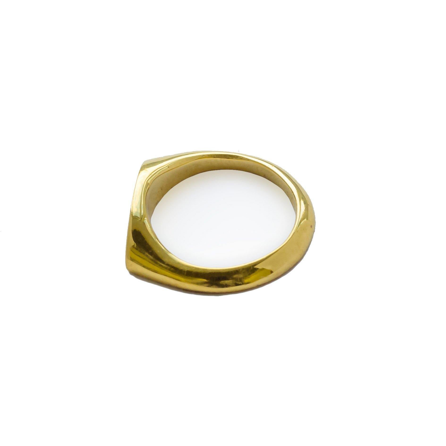 UNITY Signet Ring (Right Side) - Gold - Stööki