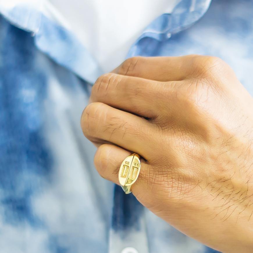 UNITY Signet Ring Set - Gold - Stööki