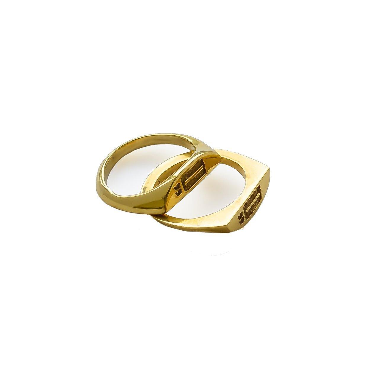 UNITY Signet Ring Set - Gold - Stööki