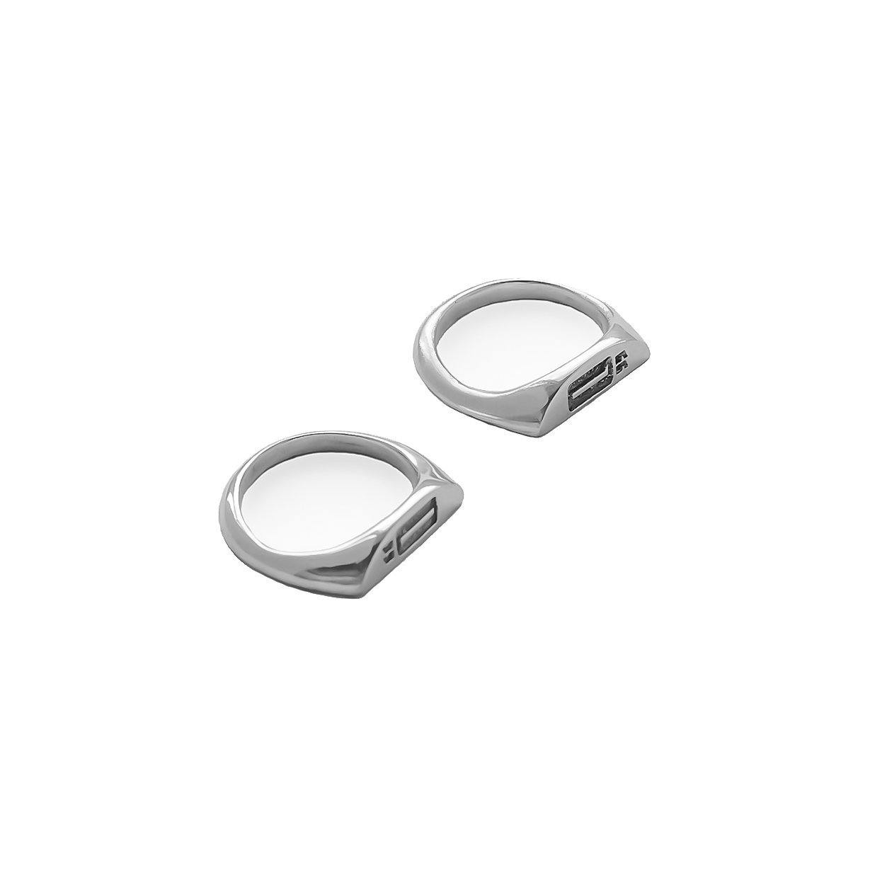 UNITY Signet Ring Set - Silver - Stööki